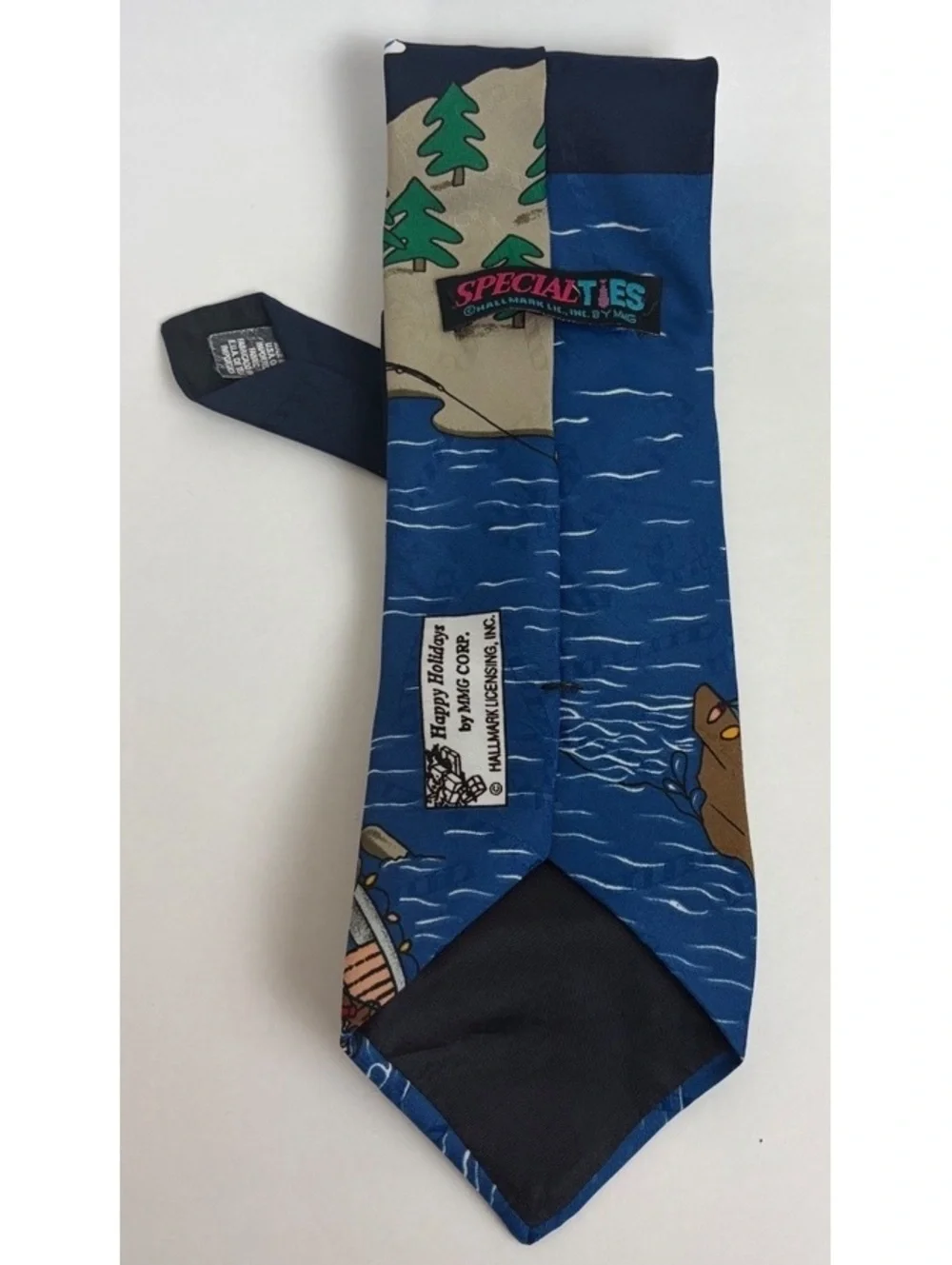 Vintage Santa Fishing Tie